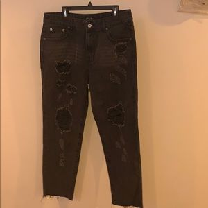 Never Worn Black Mom Jeans